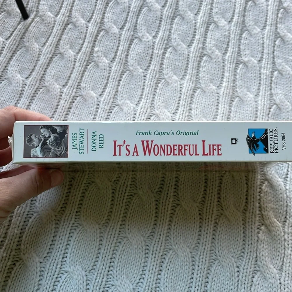NEW unopened VHS “It’s A Wonderful Life” Frank Capra Jimmy Stewart Donna Reed